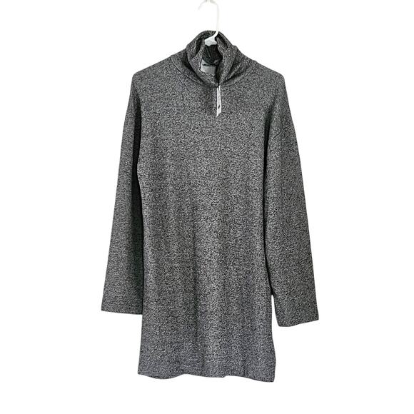 Zara Gray Soft Touch Turtleneck Sweater Mini Dress Size M NWT - Picture 1 of 9